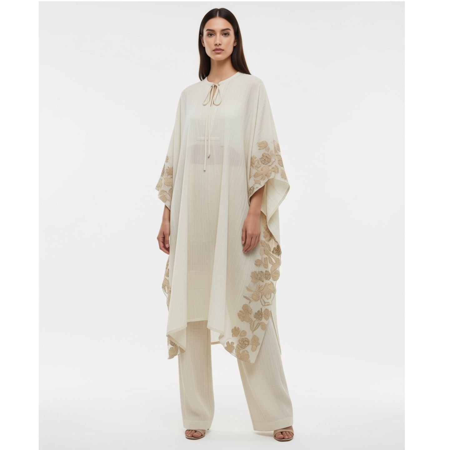 edited beige kaftan
