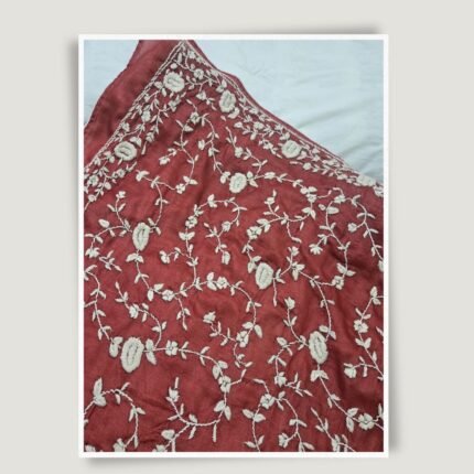 PARSI GARA WORK ON TUSSAR SILK